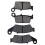 Motorcycle Front and Rear Brake Pads Disc Brake Pads for RM125 06-09 DRZ400E 2000- 2007 DRZ400S 2000- 2017 1
