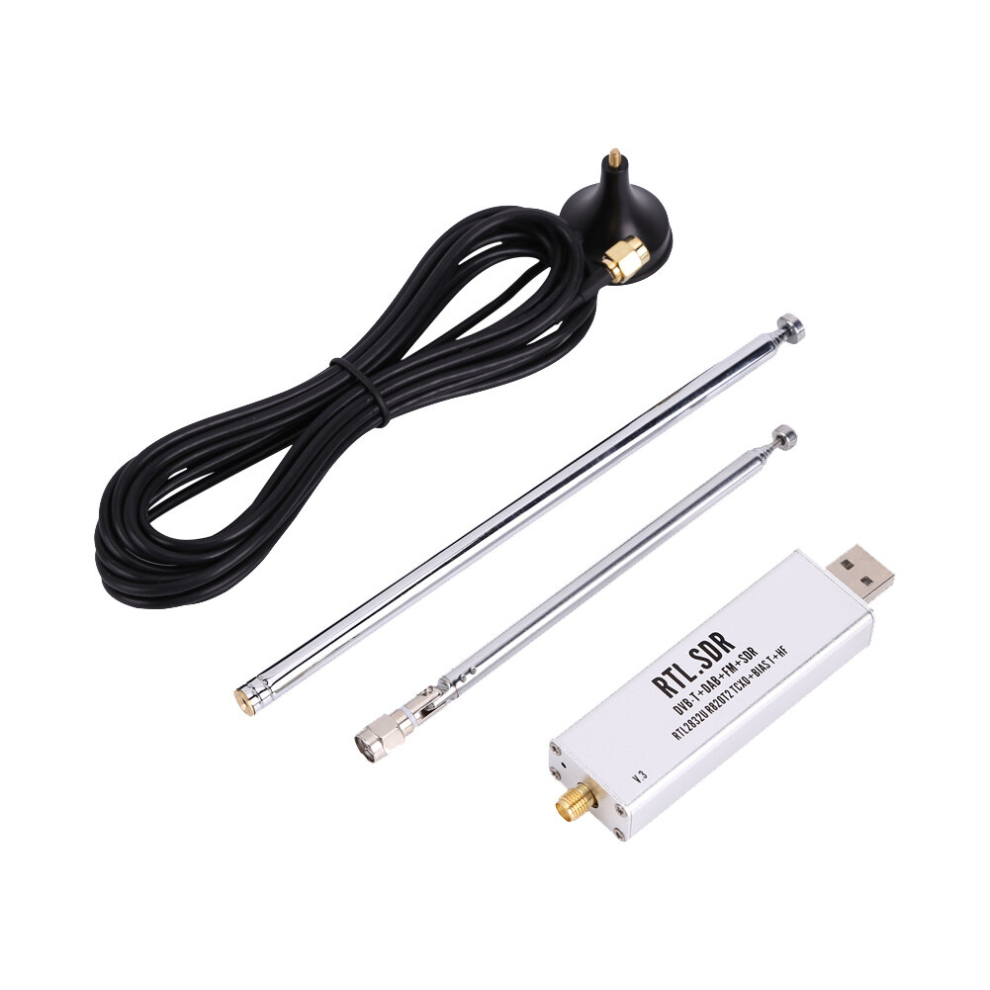 For Rtl Sdr V3 R820t2 Rtl2832u 1Ppm Tcxo Sma Rtlsdr With Multipurpose Antenna 4762963336744