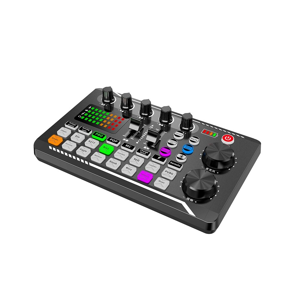 Live External Sound Card, Bluetooth 5.0 Voice Changer, 16 Types Of Sound Effects, 6 Modes Mixer For Phones, Pc, Tablets 4762963348679