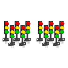 10x LED Traffic Light Module DIY Mini Traffic Light 3.3-5V Compatible with for