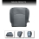 For Ram 1500 2500 3500 2013 2014 2015 - 2018 Driver Bottom Fabric Seat Cover Replacement Gray 2