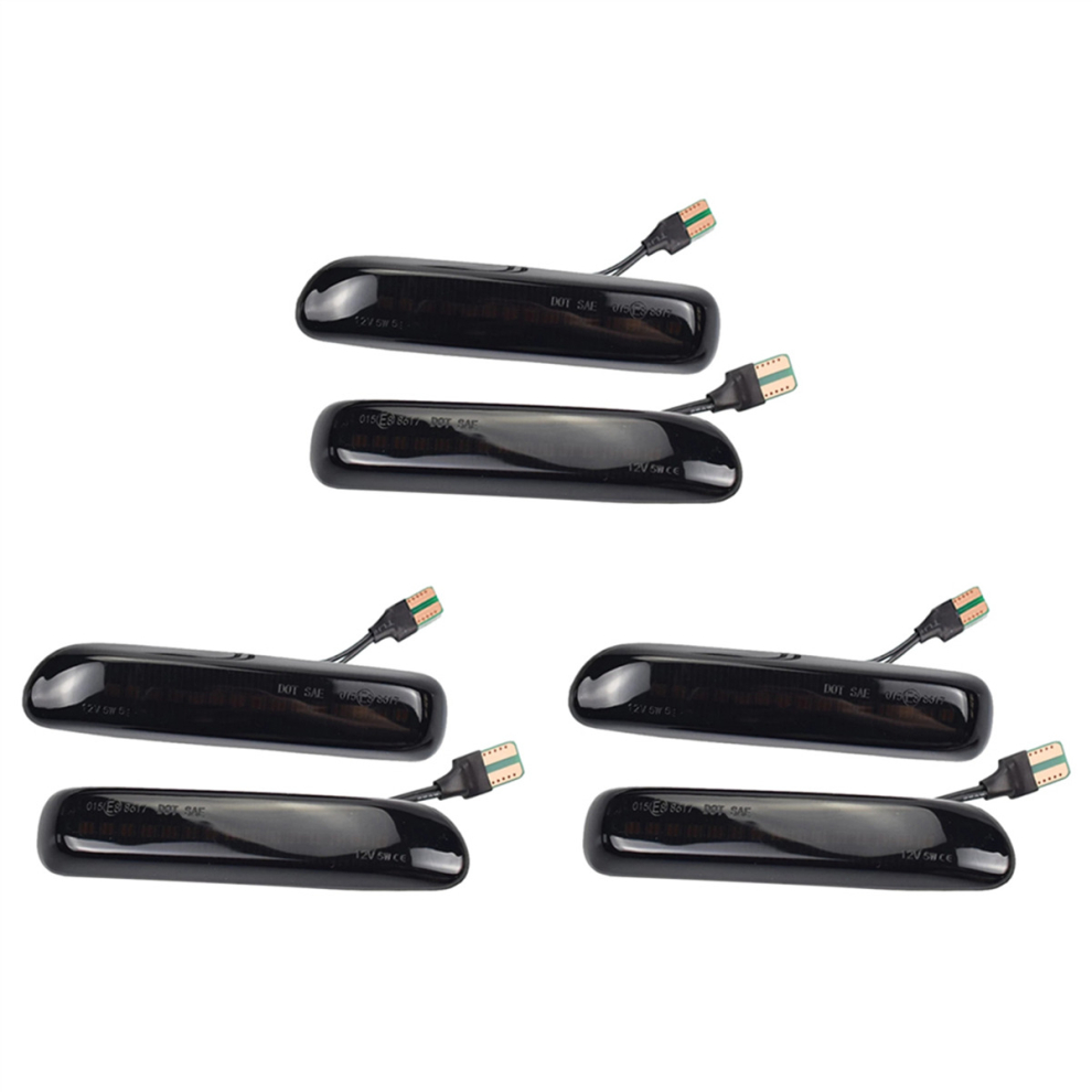 3X Car Smoked Led Dynamic Side Marker Turn Signal Blinker For 3 Series E46 Coupe1997-2001 Light 4851069248805