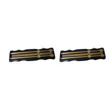 2X Billiards Scoreboard Wall Mounted Scoreboard Snooker Scoreboard Stained Wood Score Board Black