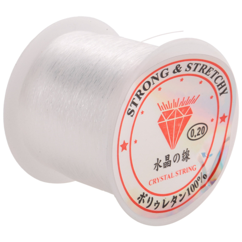 0.2mm Diameter Clear Nylon Fish Fishing Line Spool Beading String 2