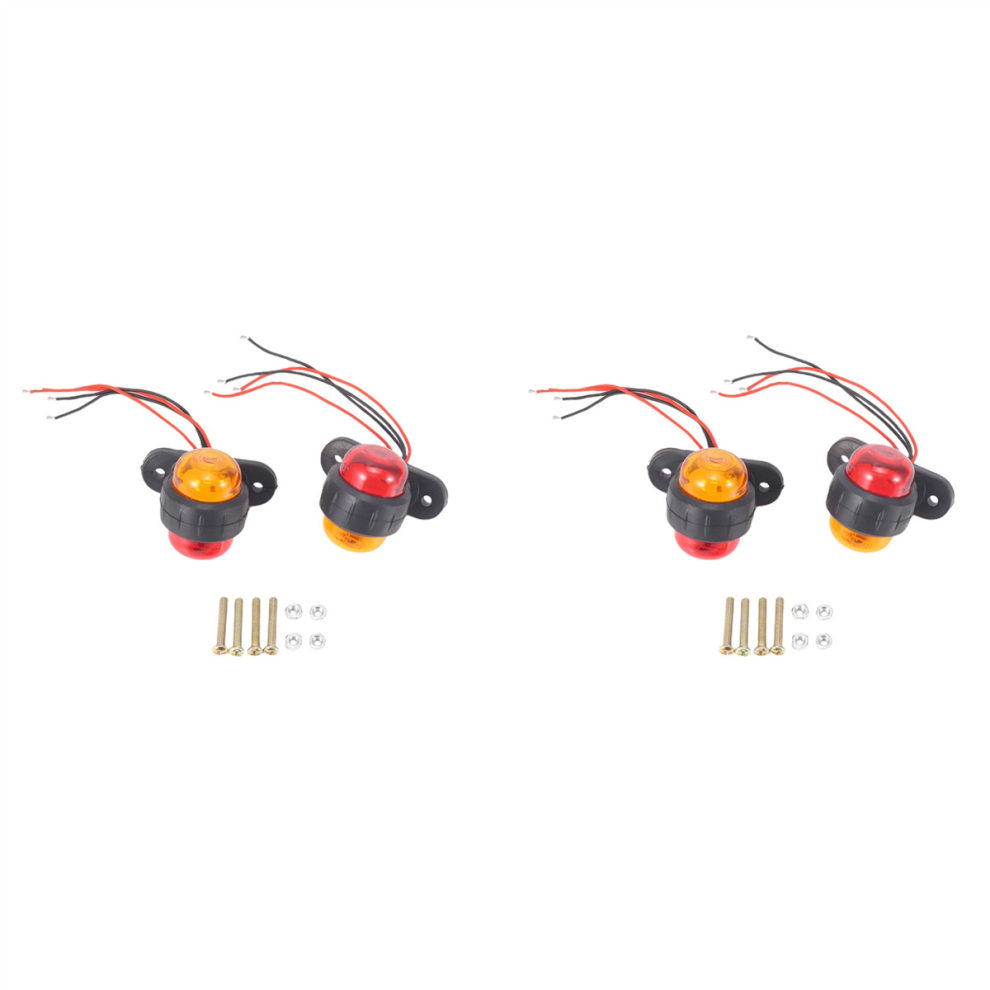 4Pcs Truck Trailer Led Lamps 24V Car Side Marker S Warning Signal Side Marker Light 4851069248416
