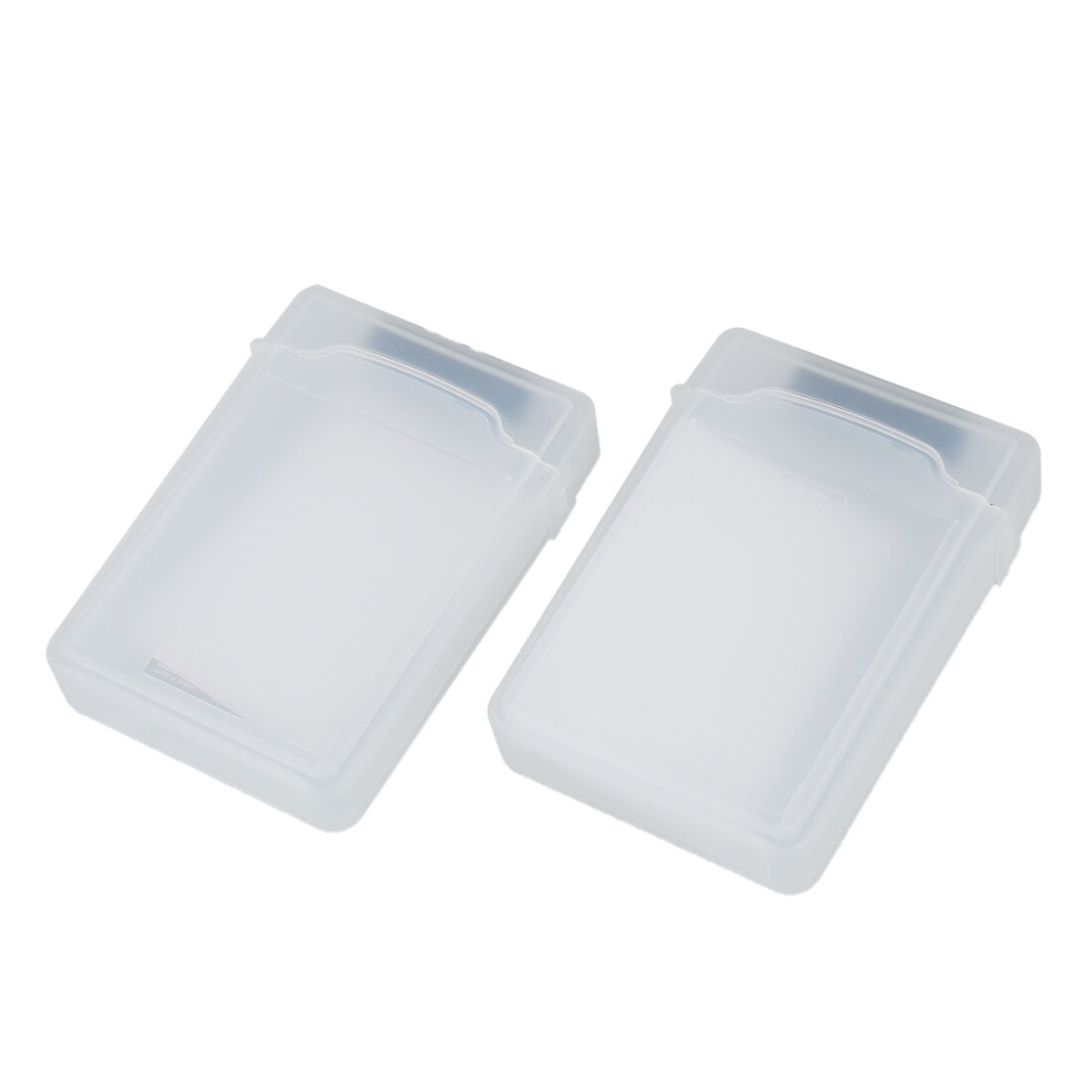 Photos - Drive Case 2 packs Clear 3.5 INCH SATA HDD Hard Drive Storage Case