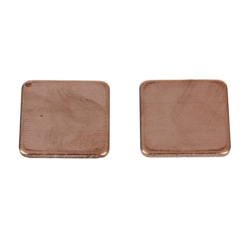 SODIAL(R) 2 Pcs 1.2mm Thick Heatsink Thermal Pad Copper Shim for Laptop