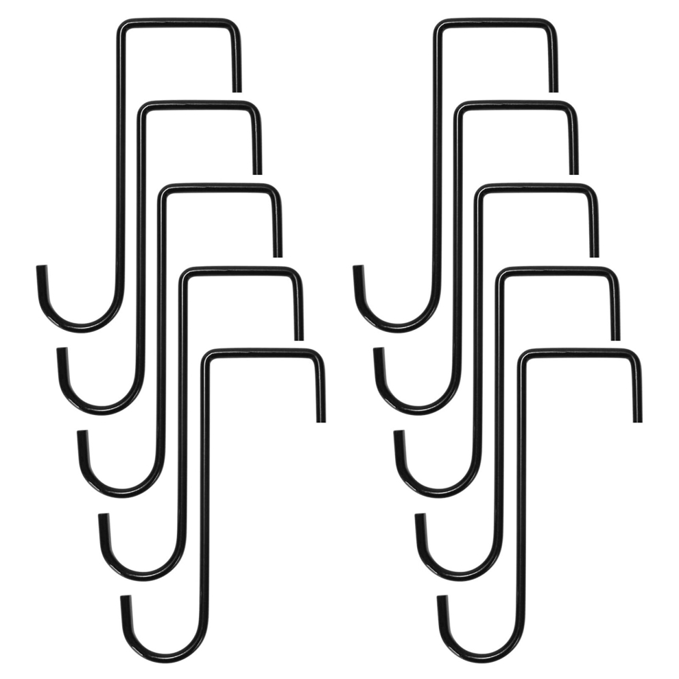 Tlily 10Pcs Plant Hooks Fence Hooks Wall Hanging Basket Brackets Hooks For Hanging Lights Bird Feeder Plants Planters