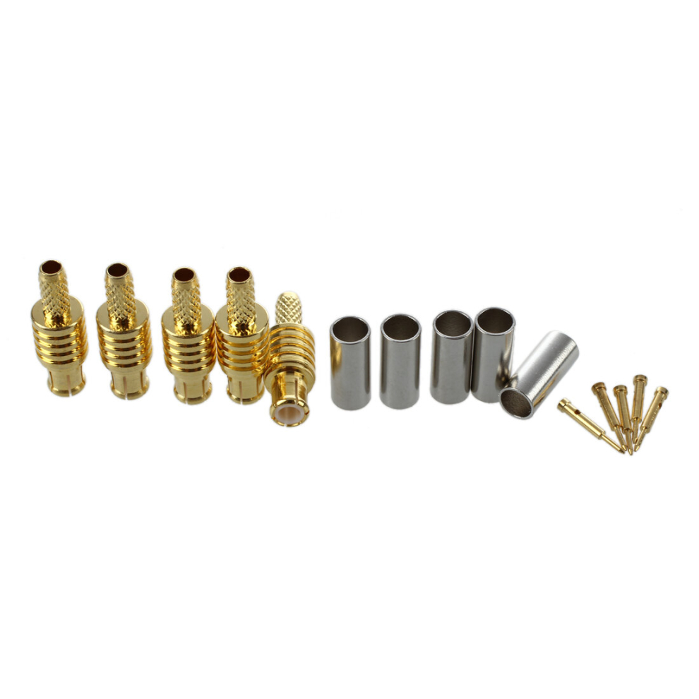 5Pcs Mcx Male Plug Straight Rf Adapter Connector For Rg179 Cable 4851069248232