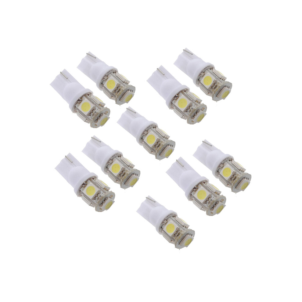10X T10 194 168 W5w 5 Smd 5050 Led Night Bulb Lamp For Car Light/White 4851069247020