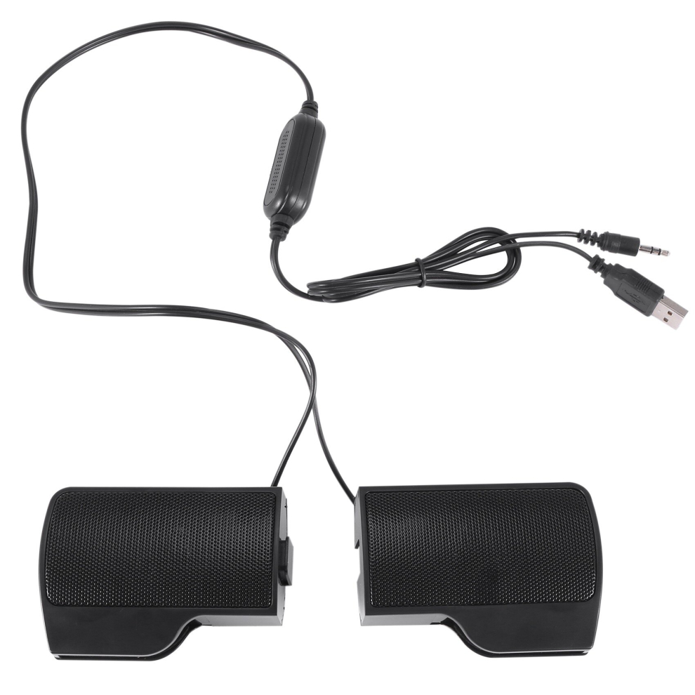 Clip Mini Portable Usb Stereo Speaker Soundbar For Notebook Laptop Computer Pc Mp3 Phone Music Player 4851069291498