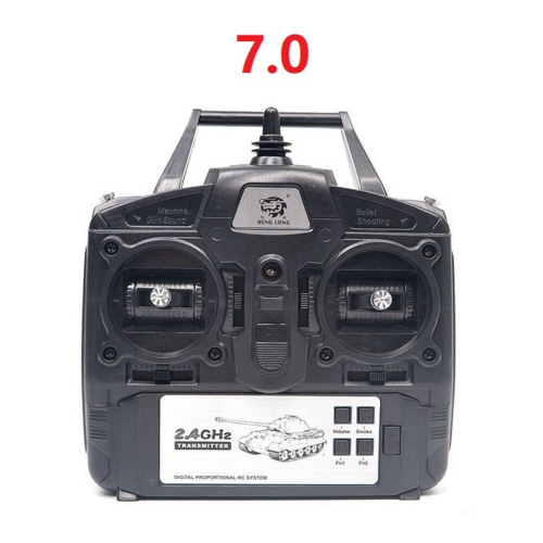 1/16 RC Car Remote Control 7.0 Mainboard + 2.4G Transmitter Remote Control System Set for RC Tank Model 1