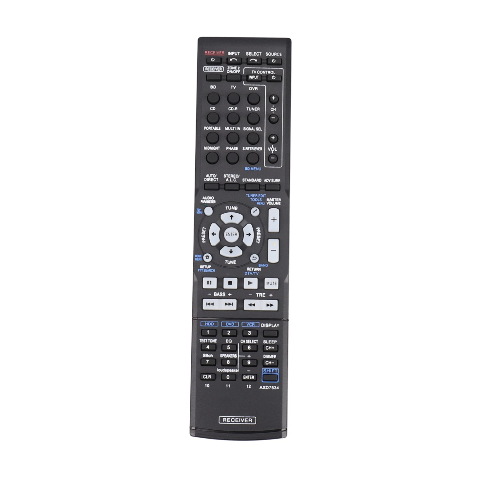 Axd7534 New Remote Control For Pioneer Av Receiver Home Theater Axd7534 Vsx-819H-S Vsx-819H Vsx-519V-K Black 4851069293874