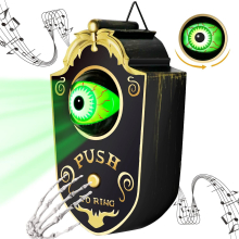 Halloween Halloween Doorbell Animated Eyeball with Spooky Sounds Haunted HouseTrick or Treat Event for Kid A