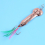 1Pcs Tackle Hook Spinner Spoon Pike VIB Wobble Tackle Hook(Rose gold 21g) 8