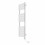 NRG (White, 1200x450mm) Pre-filled Electric Heated Towel Rail Radiator Flat Panel Thermostatic 3