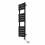 NRG (Black, 1200x450mm) Pre-filled Electric Heated Towel Rail Radiator Flat Panel Thermostatic 3