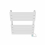 NRG (White, 650x500mm) Pre-filled Electric Heated Towel Rail Radiator Flat Panel Thermostatic 4