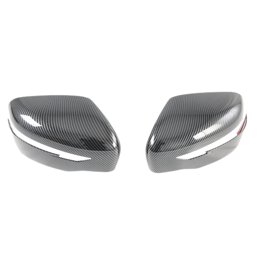 Rear View Mirror Cover For Navara Np300 2019-2022 Carbon Fiber 4851853448091