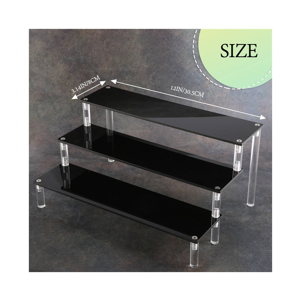 3 Tier Acrylic Cupcake Display Stand, Cosmetic Items Display Risers