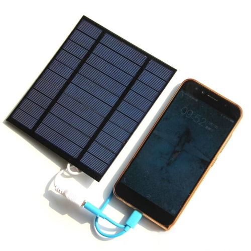 5W 5V Solar Panel Powered Fan, for Camping Yacht Dog House 2