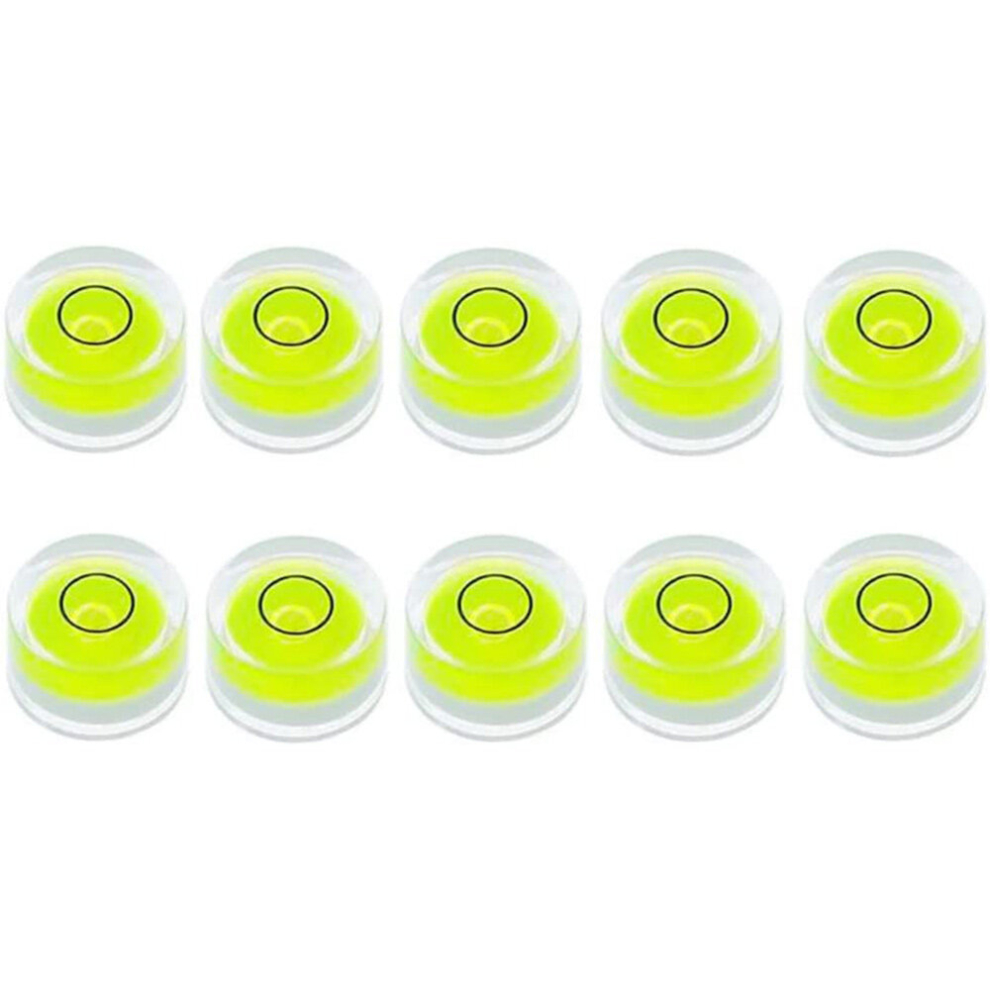 10Pcs Mini Bubble Spirit Level For Leveling Tripod Telescope 10X6mm 4852751079141