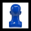 Male Mannequin Head Professional Manikin Head (Blue) 8