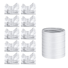 RGB Extension Cable Wire Cord 4 Pin, 10 mm LED Light Strip Connectors
