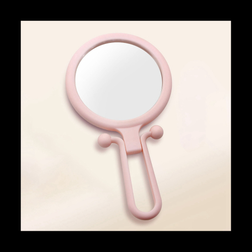10x Handheld Magnifier, Double Sided Folding Makeup Mirror, Portable 2