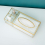 Gold Tissue Box Rectangular Clear Glass Paper Tissue Box for Home 8
