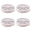 4 Pack True HEPA Filter for RIGOGLIOSO GL2103 JINPUS -2103 8