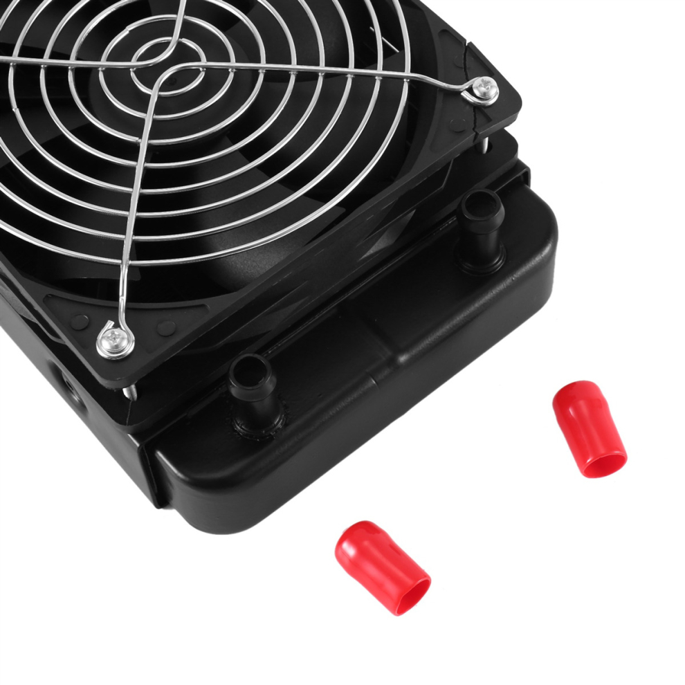 Water Cooling Cooler Computer Radiator With Fan For Cpu Pc, Straight 4852751044590