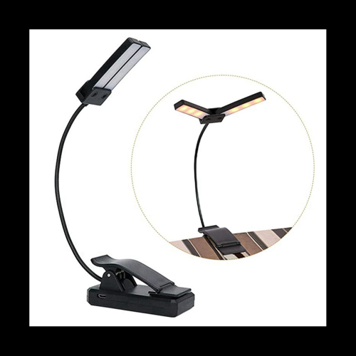 Double-Headed Rechargeable, Music Stand Light, Clip-on Stand Light 2