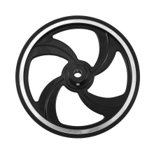 500mmx10mmX20mm Aluminum Rubber Measuring Encoder Meter Wheel