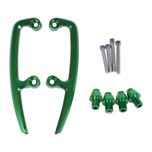 Rear Grab Bars Rear Seat Pillion Passenger Grab Rail Handle(Green)
