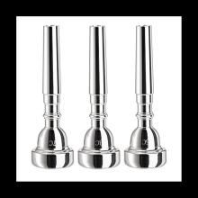 3 Pack Trumpet Mouthpiece, 7C 5C 3C Silver Plated Mouthpiece
