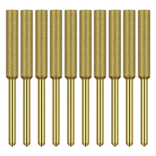 10 Pcs Electric Chainsaw Sharpener Burr Grinding Stone File (4.0mm)