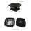 Solar Post Cap Lights for Wooden Posts Garden Decoration Black 5
