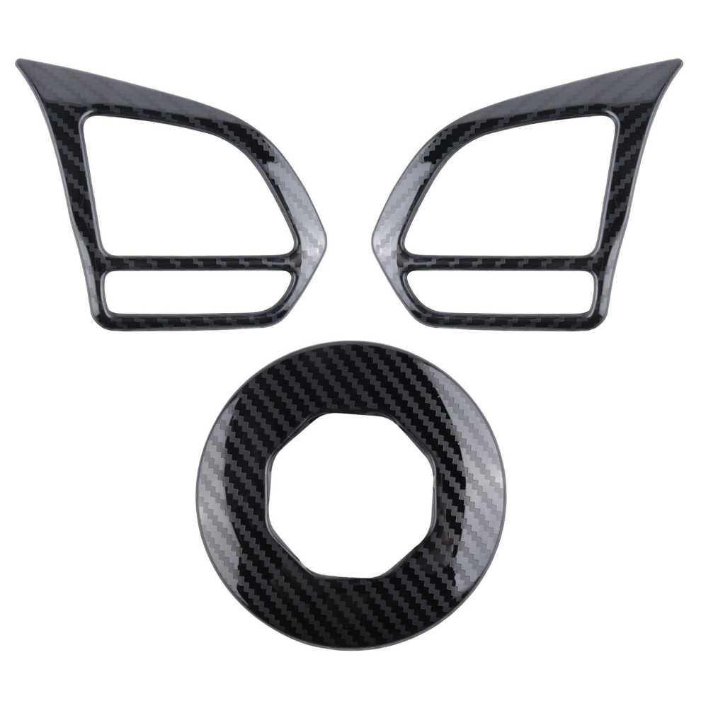 3Pcs Steering Wheel Cover For Mg Zs Ev Mg6 Mg5 Ezs 2018-2021 4851853421629