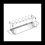 Chicken Leg Wing Grill Rack Folding Barbecue Rack 2
