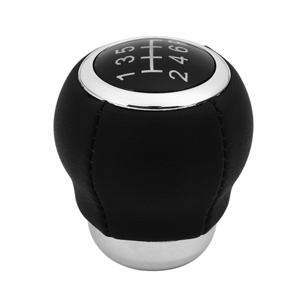 Car 6 Speed Leather Gear Stick Shift Knob For 4851853401935