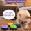 Recordable Dog Buttons, for Communication Pet Training Buzzer, 4PCS 5