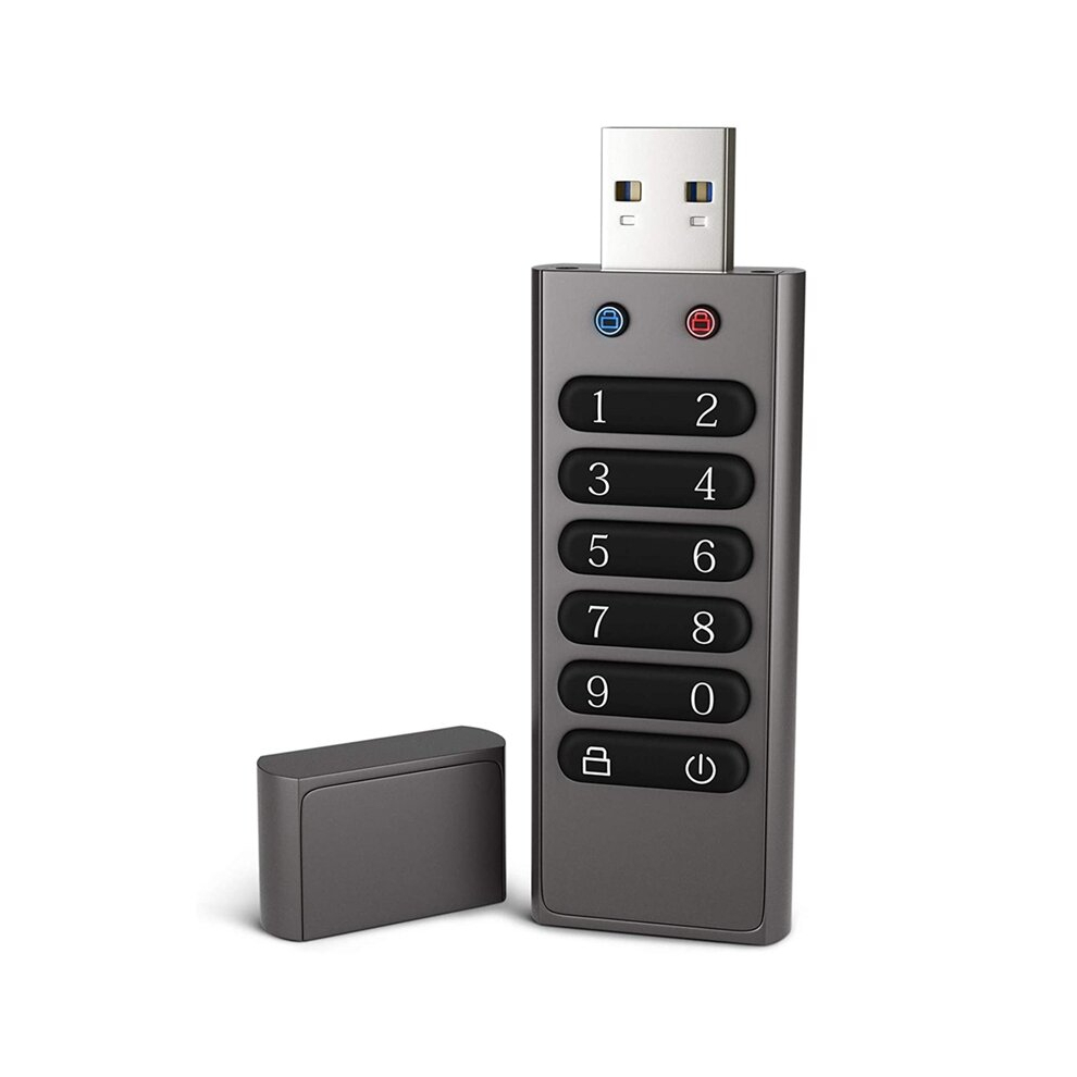Secure Usb Drive, 32Gb Memory Stick With Keypad U Disk Flash 4851853461687