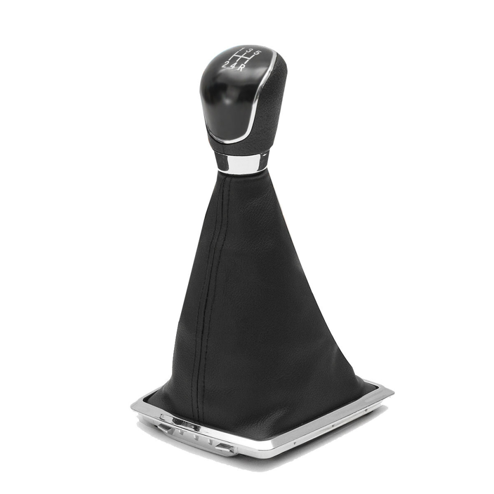 5 Speed Manual Gear Shift Knob Lever Gaiter Cover For Focus Mk2 Black 4851853434889