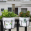 4Pcs Hanging Railing Planters Pot Holders Plant Iron Racks Small 6