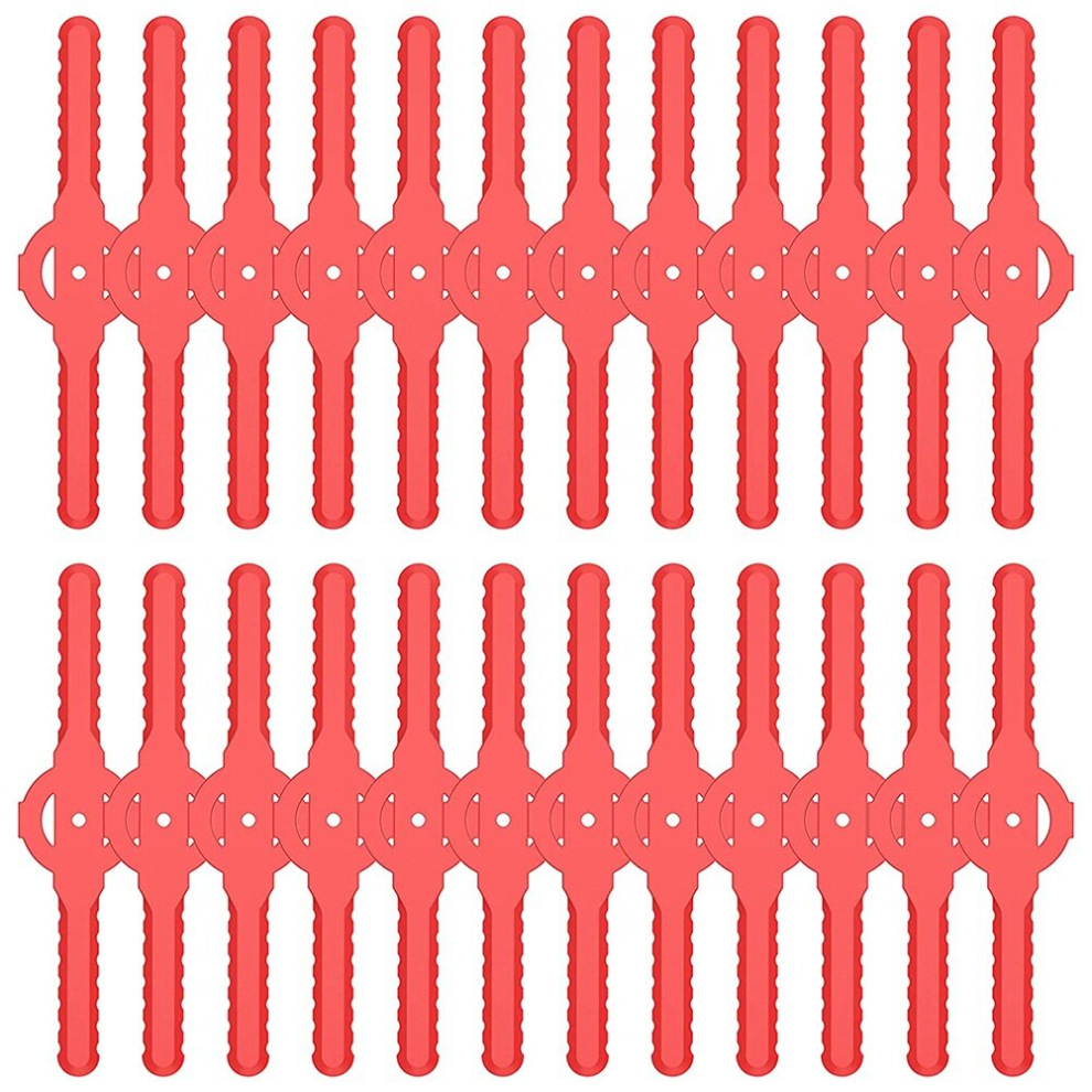 String Trimmer Head Blades Replace , 24 PC Plastic Cutter Blades