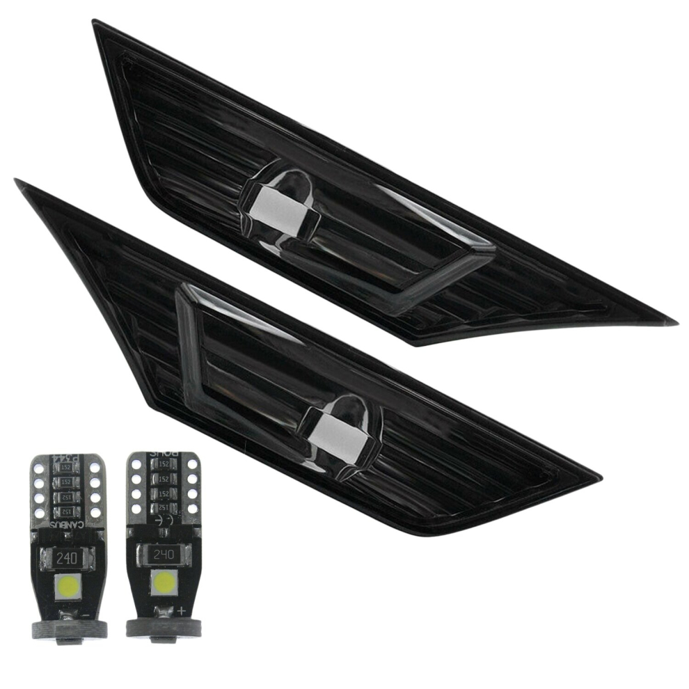 Smoke Tinted Lens Side Marker Lamp For 2016-19 Jdm Light 4851853406947