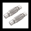 2 Pcs Exhaust Flex Pipe Stainless Steel Double Braid 2 X 6 Inch 3