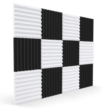12 Pcs Acoustic Foam Board,Sound Insulation,for Studio Game Room
