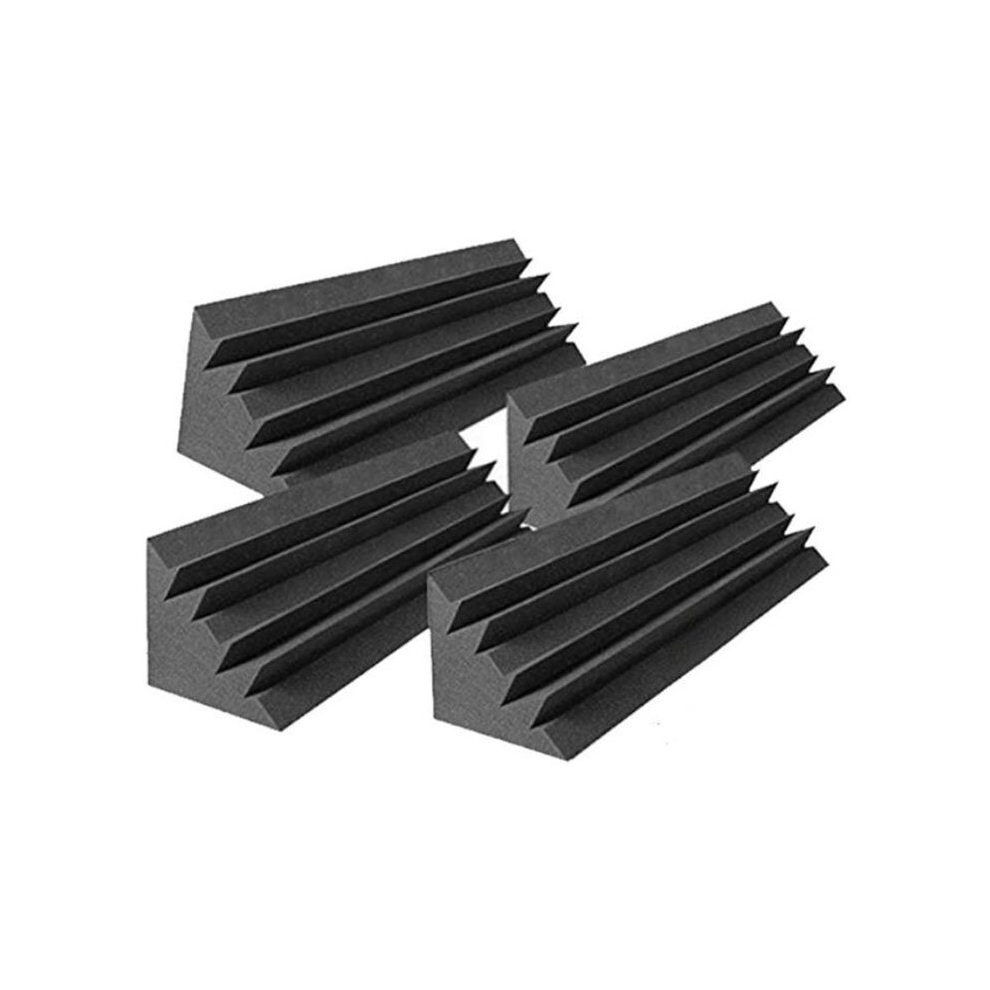 4 Pcs Studio Acoustic Soundproof Foam,Sound Panels Wedges,12X12x48cm 4851853493756